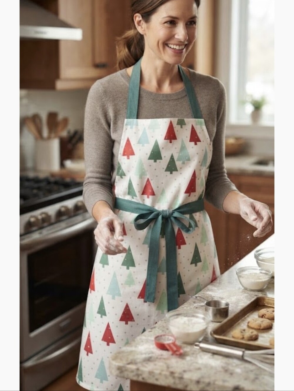 100% cotton Novelty Festive Apron